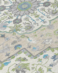 LOOMLAN Rugs Lidia Green Washable Indoor-Outdoor Rug
