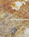 LOOMLAN Rugs Linta Brown Washable Indoor-Outdoor Rug