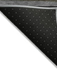 LOOMLAN Rugs Liora Black Washable Indoor-Outdoor Rug