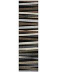 LOOMLAN Rugs Liora Black Washable Indoor-Outdoor Rug