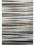 LOOMLAN Rugs Liora Gray Washable Indoor-Outdoor Rug