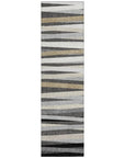 LOOMLAN Rugs Liora Gray Washable Indoor-Outdoor Rug