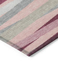LOOMLAN Rugs Liora Pink Washable Indoor-Outdoor Rug