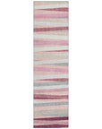LOOMLAN Rugs Liora Pink Washable Indoor-Outdoor Rug