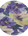 LOOMLAN Rugs Loomara Purple Washable Indoor-Outdoor Rug