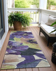 LOOMLAN Rugs Loomara Purple Washable Indoor-Outdoor Rug