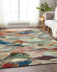 LOOMLAN Rugs Loomari Green Washable Indoor-Outdoor Rug