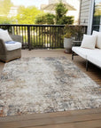 LOOMLAN Rugs Loomelle Ivory Washable Indoor-Outdoor Rug