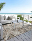 LOOMLAN Rugs Loomelle Ivory Washable Indoor-Outdoor Rug