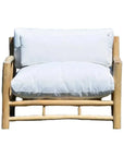 Artesia Bali Outdoor Patio Lounge Chair Teak Olefin Cushion