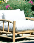 Artesia Bali Outdoor Patio Lounge Chair Teak Olefin Cushion