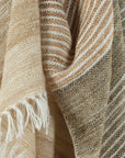 LOOMLAN Cabana Soft Outdoor Throw Blanket Fringe