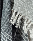 LOOMLAN Cabana Soft Outdoor Throw Blanket Fringe