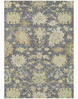 LOOMLAN Rugs Louis Gray Washable Indoor-Outdoor Rug