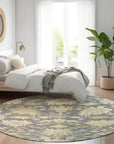 LOOMLAN Rugs Louis Gray Washable Indoor-Outdoor Rug