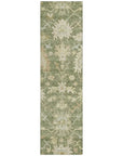 LOOMLAN Rugs Louis Green Washable Indoor-Outdoor Rug