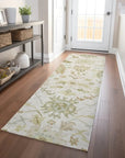 LOOMLAN Rugs Louis Ivory Washable Indoor-Outdoor Rug