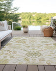 LOOMLAN Rugs Louis Ivory Washable Indoor-Outdoor Rug