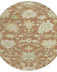 LOOMLAN Rugs Louis Orange Washable Indoor-Outdoor Rug