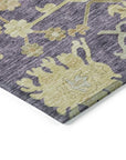 LOOMLAN Rugs Louis Purple Washable Indoor-Outdoor Rug