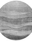 LOOMLAN Rugs Louisa Gray Washable Indoor-Outdoor Rug
