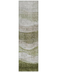 LOOMLAN Rugs Louisa Green Washable Indoor-Outdoor Rug