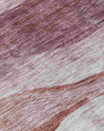 LOOMLAN Rugs Louisa Pink Washable Indoor-Outdoor Rug