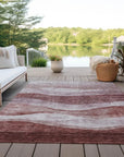 LOOMLAN Rugs Louisa Pink Washable Indoor-Outdoor Rug