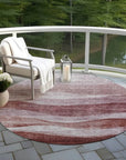 LOOMLAN Rugs Louisa Pink Washable Indoor-Outdoor Rug