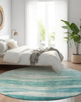 LOOMLAN Rugs Louisa Seafoam Washable Indoor-Outdoor Rug