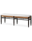 Low Country Dining Bench Premium Wicker Furniture - LOOMLAN - Lloyd Flanders - Outdoor Benches