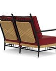 Lloyd Flanders Low Country Loveseat Premium Wicker Furniture