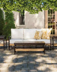 Lloyd Flanders Low Country Sofa Premium Wicker Furniture