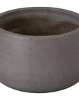 Emissary Low Opus Gray Terrazzo Round Planter