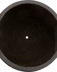Emissary Low Opus Gray Terrazzo Round Planter