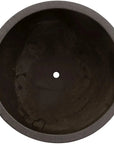 Emissary Low Opus Gray Terrazzo Round Planter