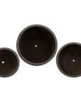 Emissary Low Opus Gray Terrazzo Round Planter