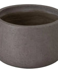 Emissary Low Opus Gray Terrazzo Round Planter