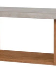 Seasonal Living Lucca Teak And Concrete Patio Dining Table