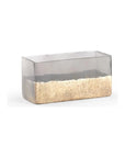 Chelsea House Lumberton Zinc Colored Glass Planter