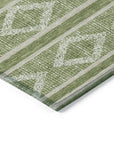 LOOMLAN Rugs Lume Green Washable Indoor-Outdoor Rug