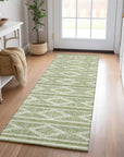 LOOMLAN Rugs Lume Green Washable Indoor-Outdoor Rug