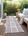 Lunara Purple Washable Indoor - Outdoor Rug - LOOMLAN - LOOMLAN Rugs - Outdoor Rugs