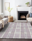 Lunara Purple Washable Indoor - Outdoor Rug - LOOMLAN - LOOMLAN Rugs - Outdoor Rugs