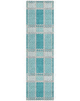 LOOMLAN Rugs Lunara Teal Washable Indoor-Outdoor Rug
