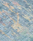 LOOMLAN Rugs Lunisse Blue Washable Indoor-Outdoor Rug