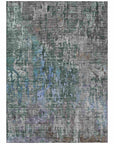 LOOMLAN Rugs Lunisse Fern Washable Indoor-Outdoor Rug