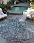 LOOMLAN Rugs Lunisse Fern Washable Indoor-Outdoor Rug