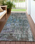 LOOMLAN Rugs Lunisse Fern Washable Indoor-Outdoor Rug