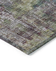 LOOMLAN Rugs Lunisse Gray Washable Indoor-Outdoor Rug